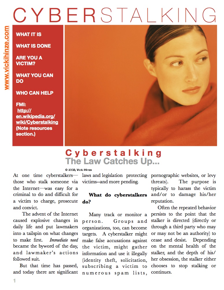 Cyberstalking Essay