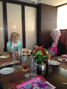 Elizabeth Sinclair and Sharon Sala at the Bell Bridge Books Luncheon