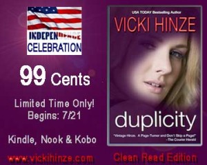 Duplicity, clean read books,, Vicki Hinze, military romantic suspense novels