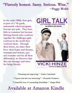 Vicki Hinze, Girl Talk: Letters Between Friends, Epistolary fiction