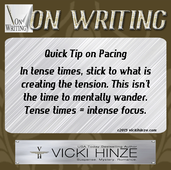 On Writing, Vicki Hinze