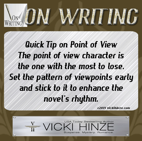 On Writing, Vicki Hinze