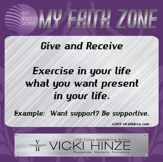 Vicki Hinze, My Faith Zone