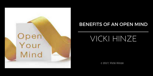 Vicki Hinze, Benefits of an Open Mind