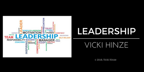 Vicki Hinze, Leadership