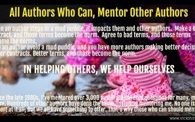 Authors Who Can Should Mentor Because…