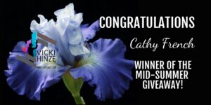 Cathy French, Mid-Summer Giveaway Winner, Vicki Hinze
