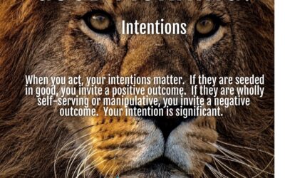 Morning Wishes:  Intentions