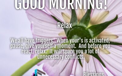 Morning Wishes:  Relax