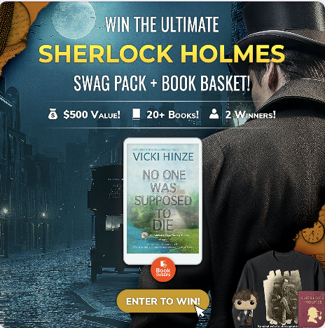 Booksweeps, Vicki Hinze, Sherlock Holmes Contest